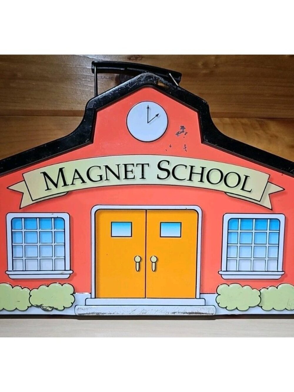 Parents By Battat MAGNET SCHOOL Tin Box ABC To School Elementary Not Complete